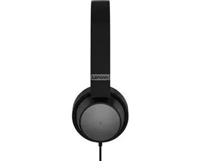 Lenovo Go Wired ANC MS Teams - Auriculares com Cancelamento de Ruído USB Pretos