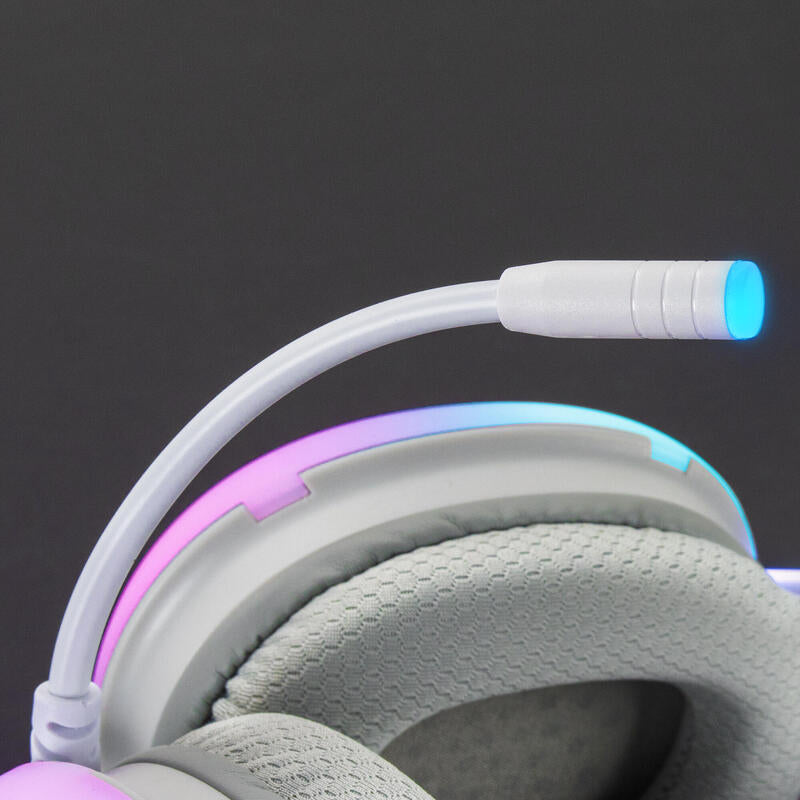 Mars Gaming MH-GLOW - Auriculares Gaming 360º Chroma RGB Blanco Todos los auriculares | MARS GAMING
