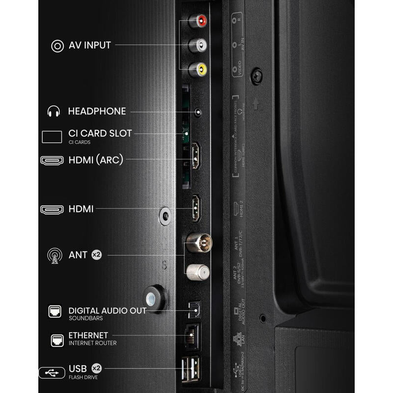 TV Hisense 32A4N 32" LED HD Smart TV Televisores | HISENSE