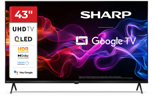 TV QLED Sharp 43" 43HP5265E 4K UHD, Google TV, Dolby Vision, Smart TV