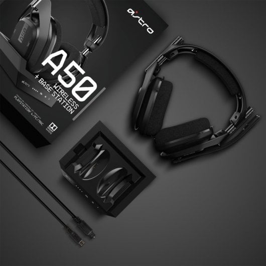 Astro Gaming A50 - Auriculares Inalámbricos Gaming + Estación Base PS4/PC/Mac