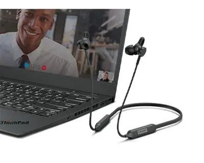 Lenovo 4XD1B65028 - Black Bluetooth Headphones