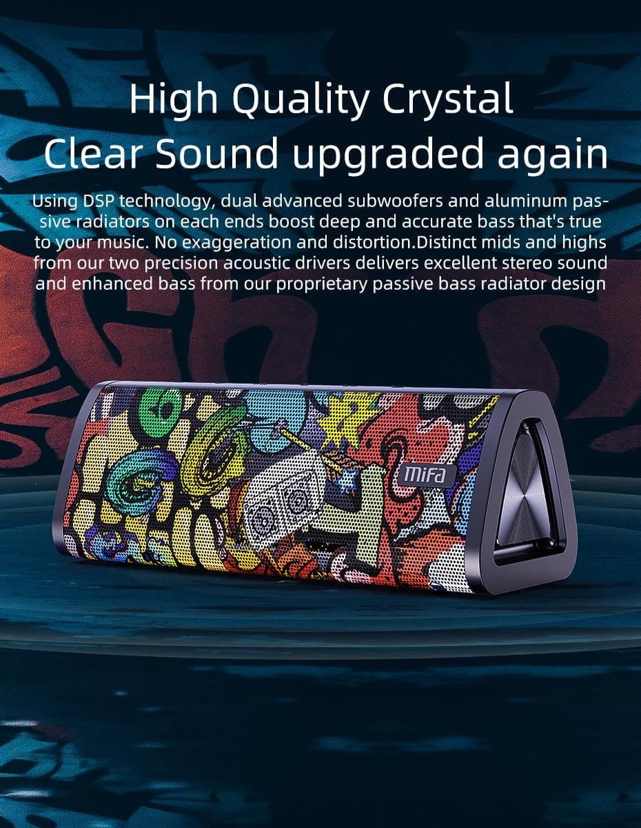 A10+ Portable Bluetooth Speaker 360° Stereo Sound 20W | Hifi Media Store