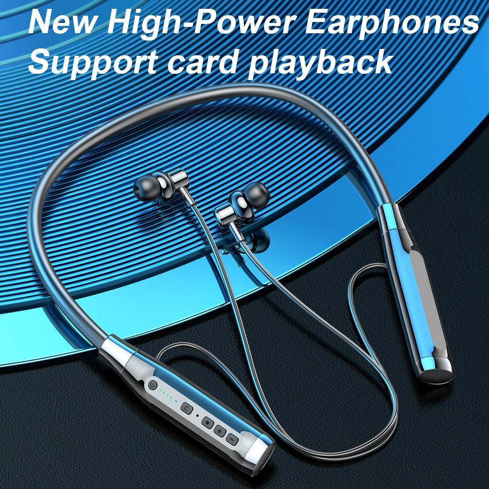A12 Magnetic Bluetooth Earbuds with Neckband | Hifi Media Store
