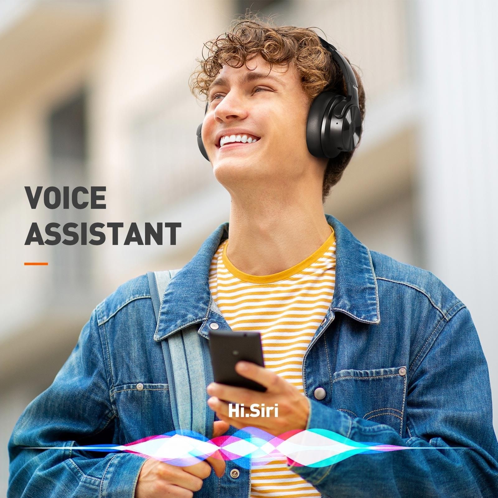 A30 Wireless Headphones With CVC 8.0 Noise Reduction and Active Noise Cancelling | Hifi Media Store