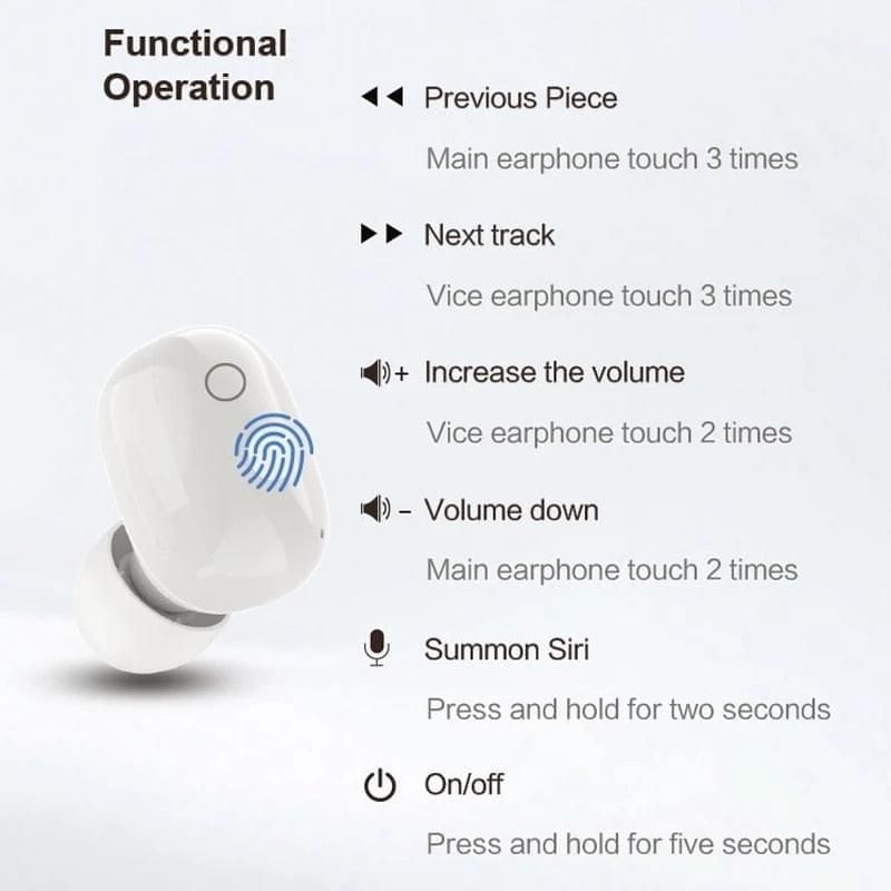 A6S PLUS TWS Earbuds | Hifi Media Store