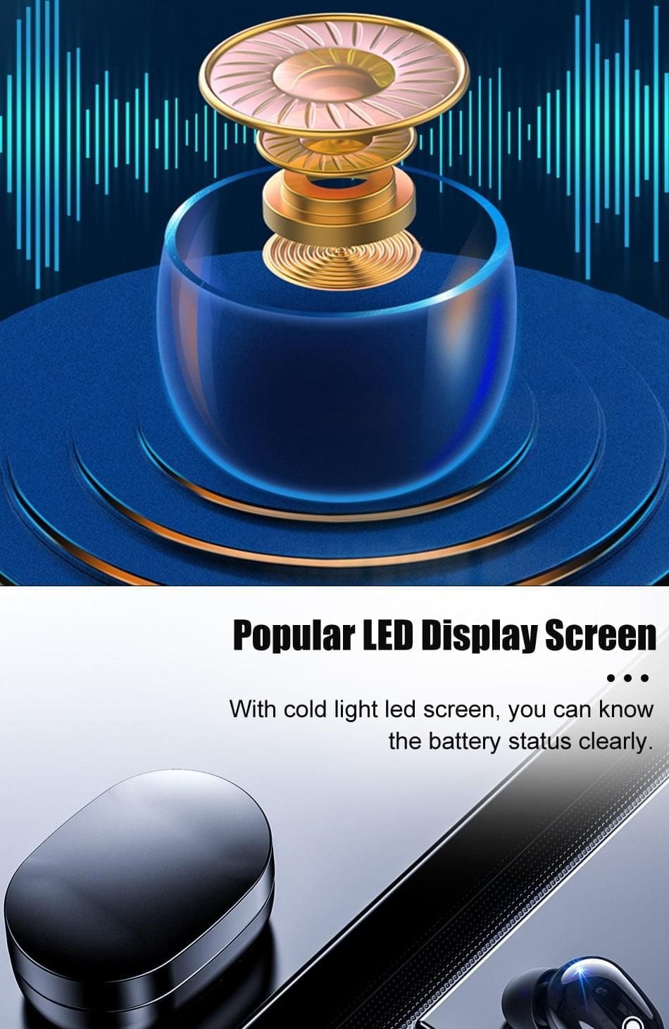 A6S PLUS TWS Earbuds | Hifi Media Store