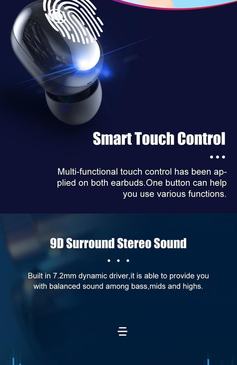A6S PLUS TWS Earbuds | Hifi Media Store