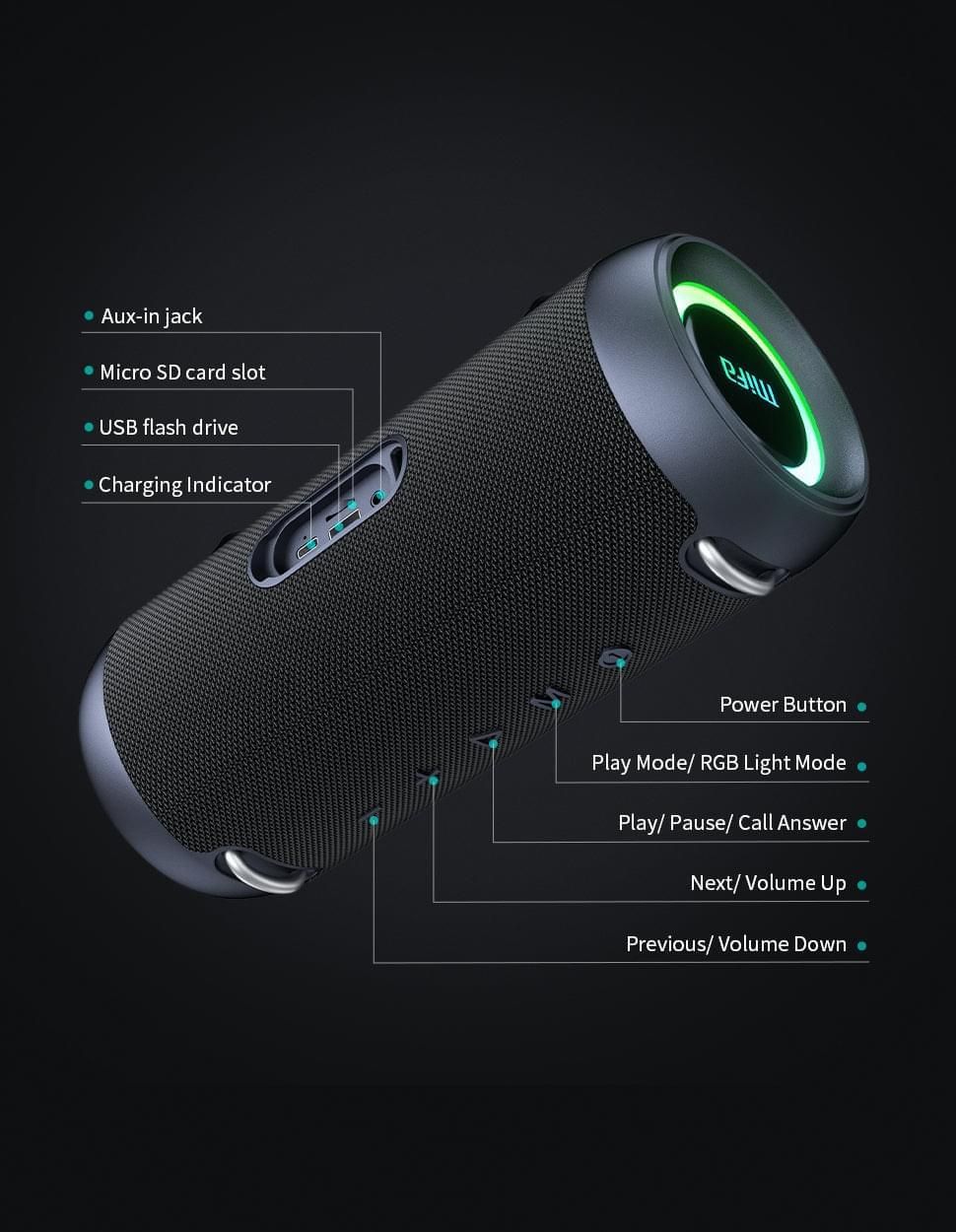 A90 Bluetooth Speaker 60W with Class D | Hifi Media Store