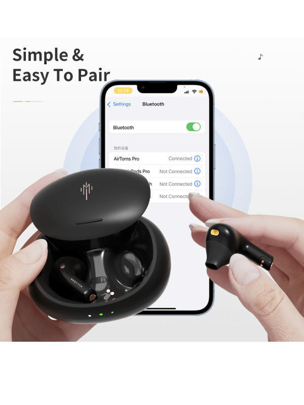 Airtoms Pro Auriculares Bluetooth con cancelación de ruido ENC | Hifi Media Store