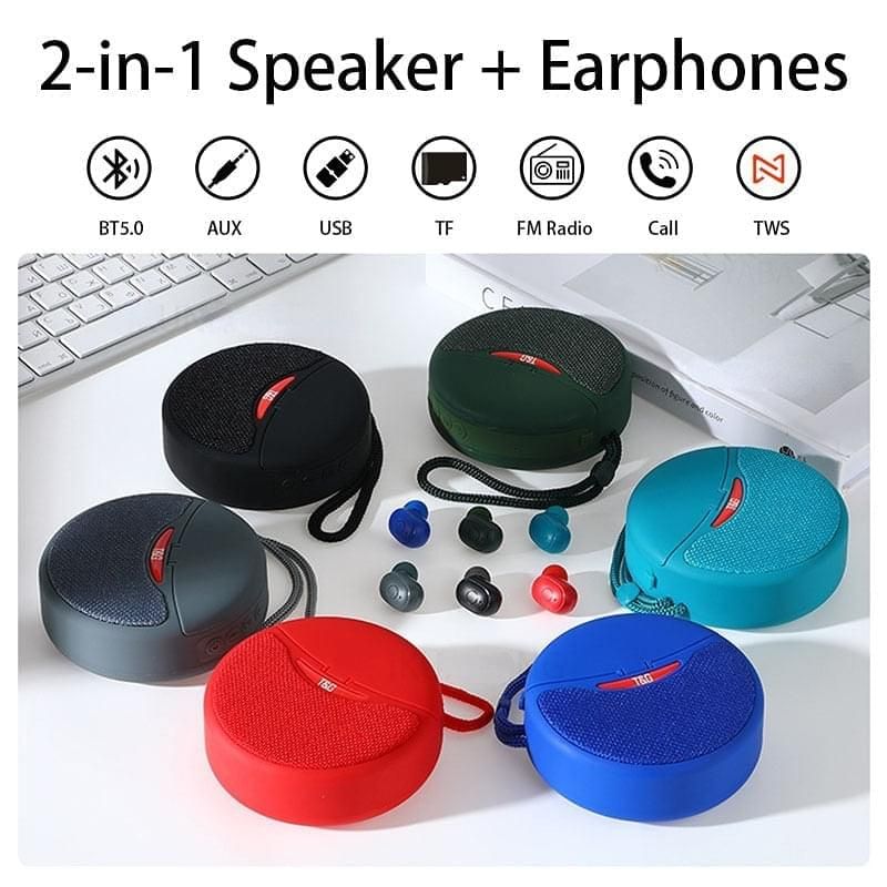 Altavoz Portátil 2 en 1 con Auriculares | Hifi Media Store