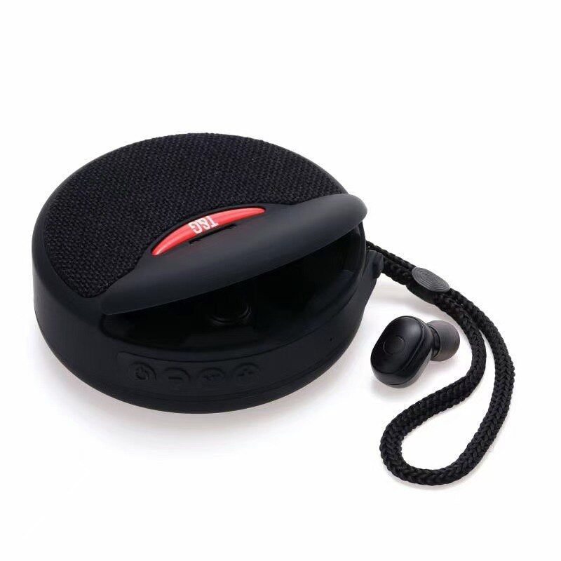 Altavoz Portátil 2 en 1 con Auriculares Negro Global | Hifi Media Store