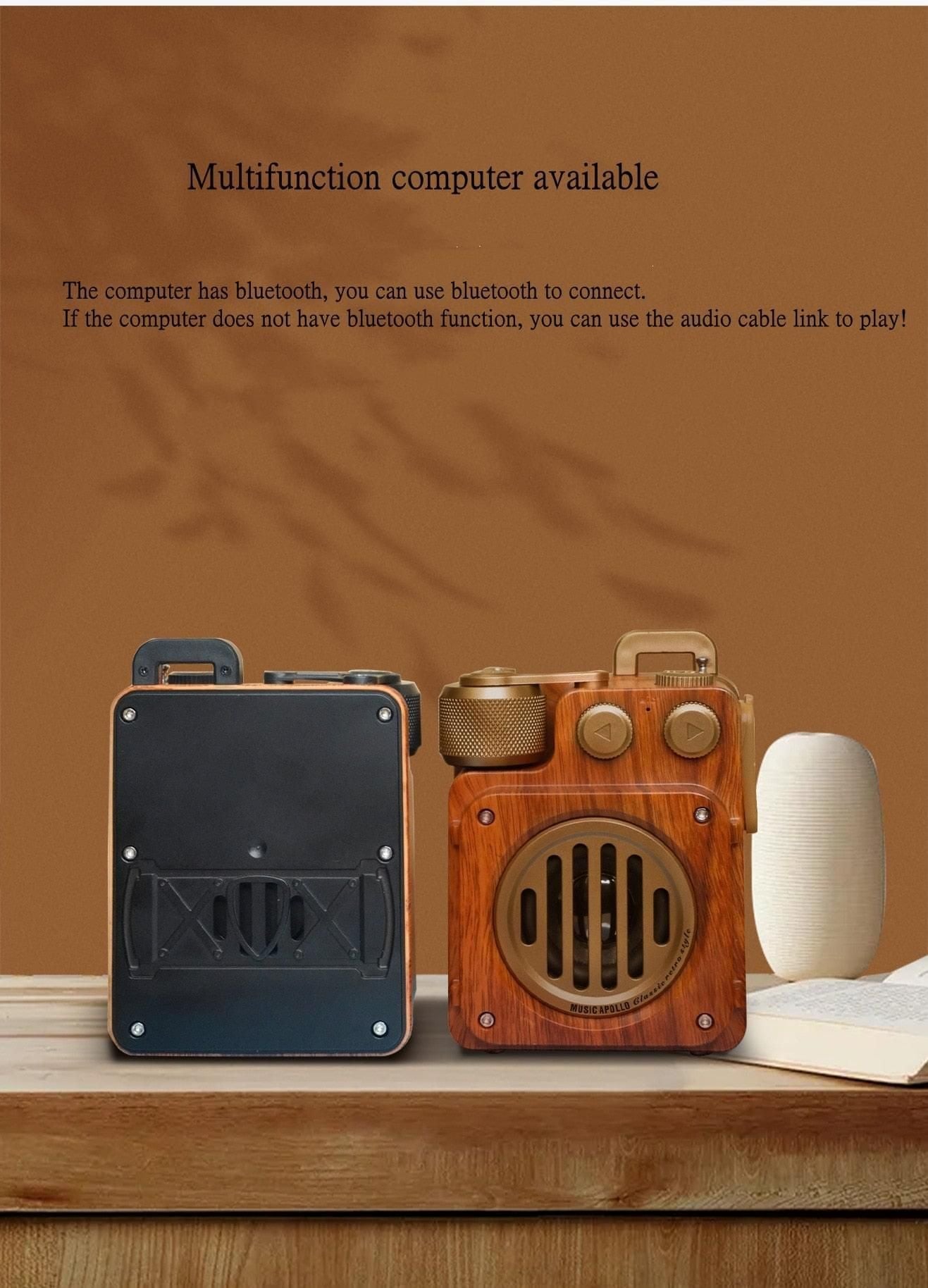 American Retro Wireless Speaker Model A6 | Hifi Media Store