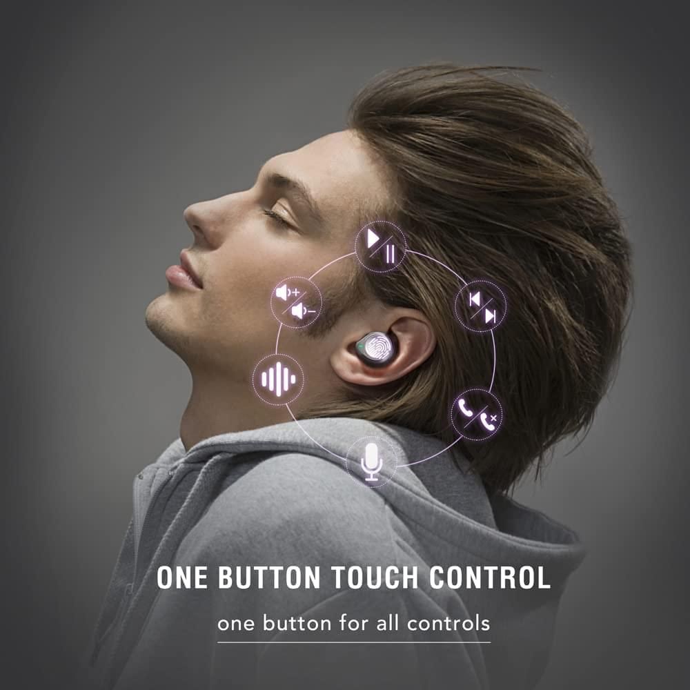 BE1036S Bluetooth Earbuds with CVC Noise Cancelling | Hifi Media Store