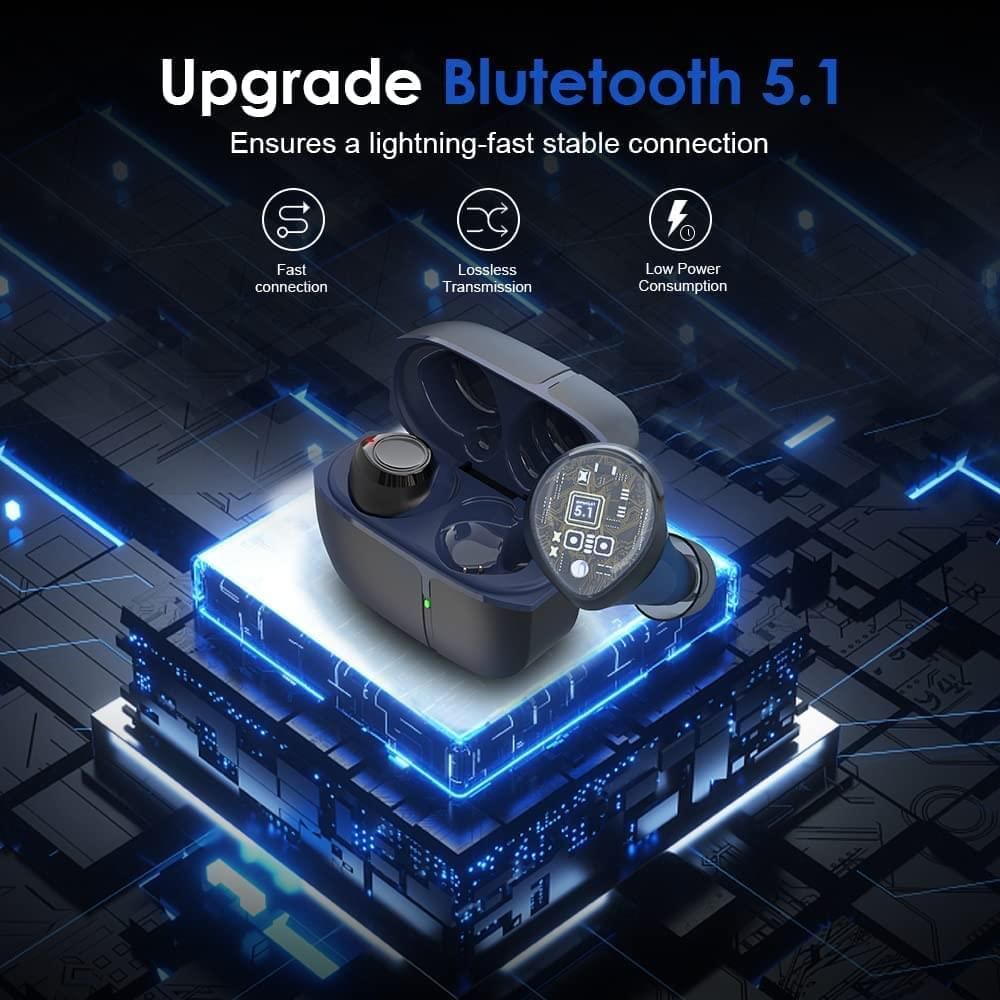 BE1036S Bluetooth Earbuds with CVC Noise Cancelling | Hifi Media Store