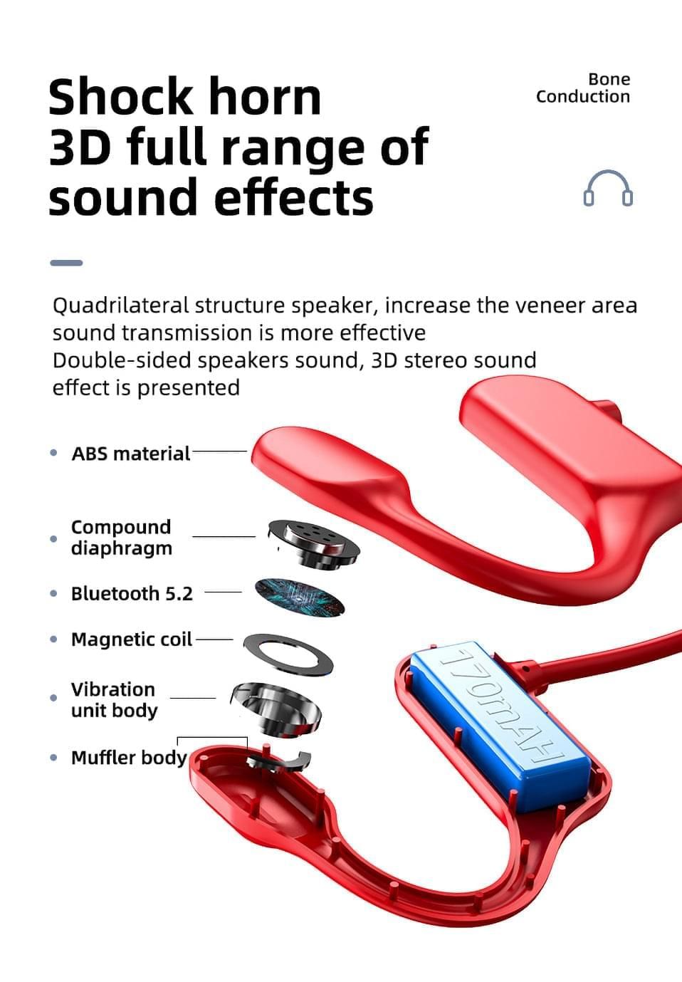 BL-09 - Auriculares de conducción ósea | Hifi Media Store