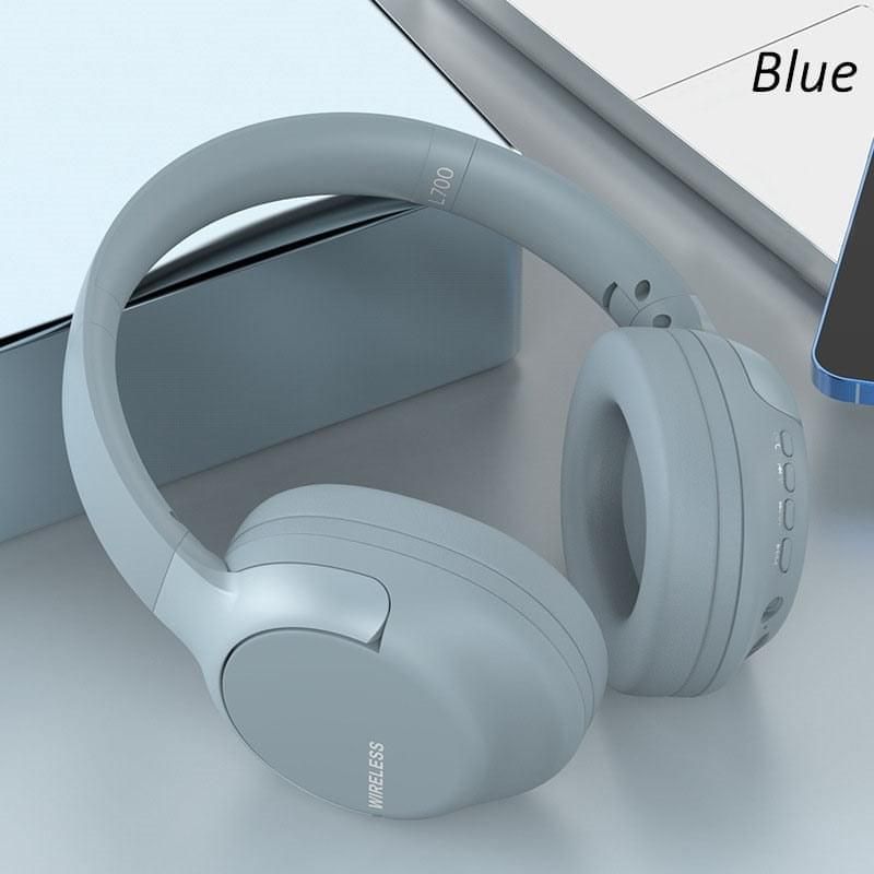 Bluetooth Headphones model L700 with Microphone 700- Blue | Hifi Media Store