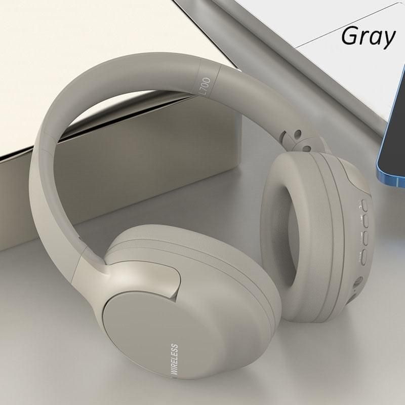 Bluetooth Headphones model L700 with Microphone 700- Gray | Hifi Media Store