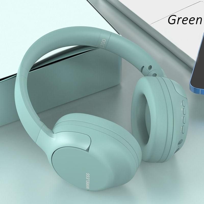 Bluetooth Headphones model L700 with Microphone 700- Green | Hifi Media Store