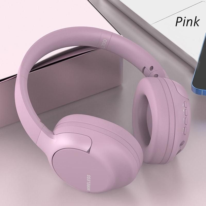 Bluetooth Headphones model L700 with Microphone 700- Pink | Hifi Media Store