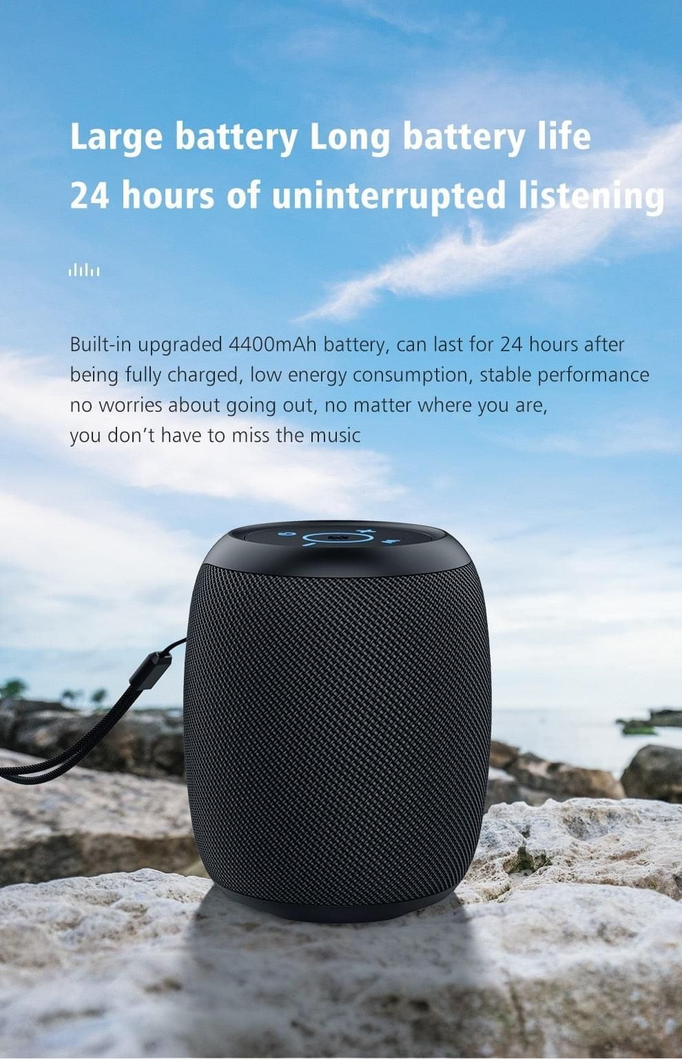 Bluetooth Portable Speaker Model S53 with HIFI Stereo Sound | Hifi Media Store