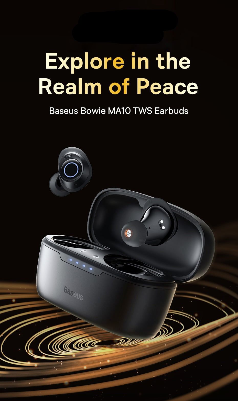 Bowie MA10 Bluetooth with Earbuds ANC | Hifi Media Store