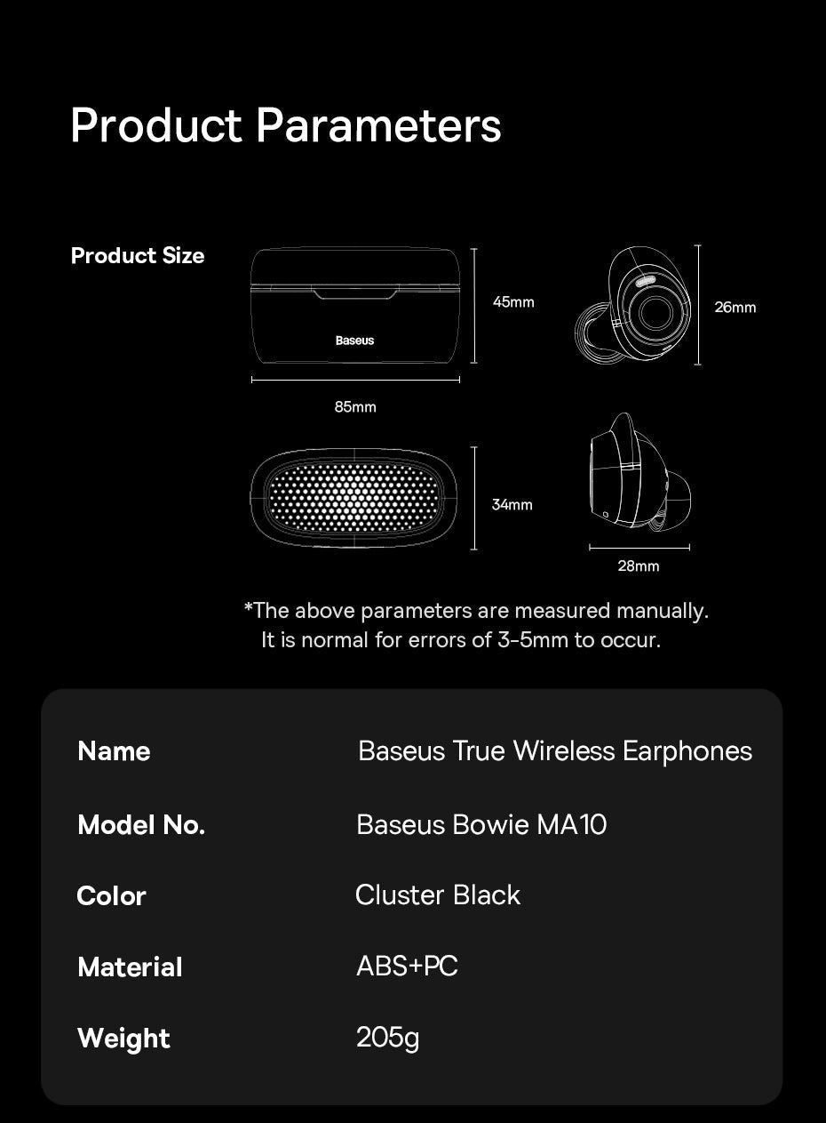 Bowie MA10 Bluetooth with Earbuds ANC | Hifi Media Store