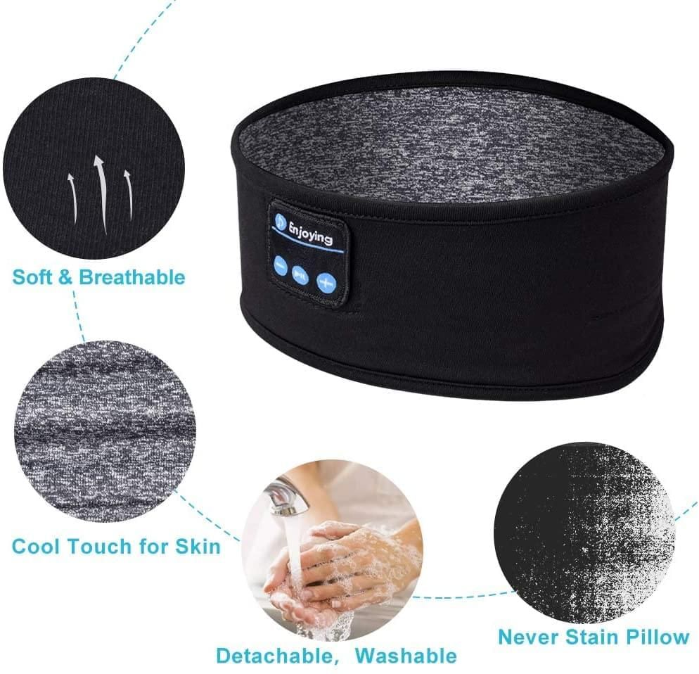 Cinta para la Cabeza con Auriculares Bluetooth Incorporados | Hifi Media Store