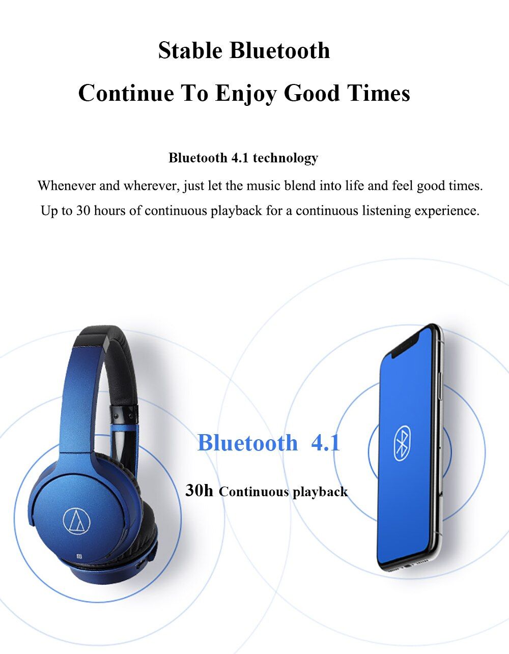 Audio-Technica ATH-AR3BT - Auriculares Bluetooth Inalámbricos/Con Cable | Hifi Media Store