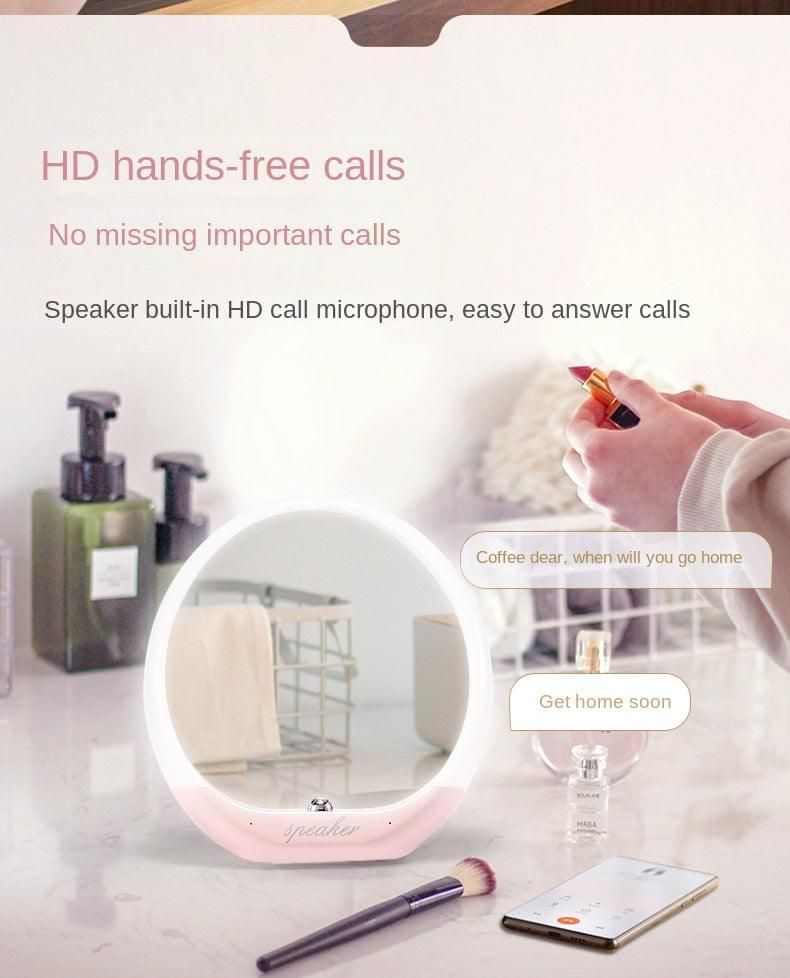Cosmetic Mirror and Bluetooth Speaker with Ambient Light | Hifi Media Store