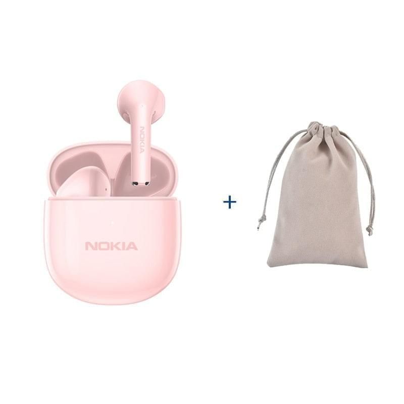 E3110 TWS Earbuds with Noise Reduction E3110 Pink and Bag | Hifi Media Store
