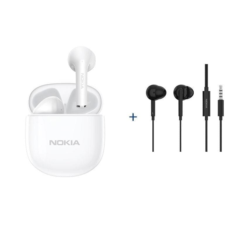 E3110 TWS Earbuds with Noise Reduction E3110 White and E2102A | Hifi Media Store
