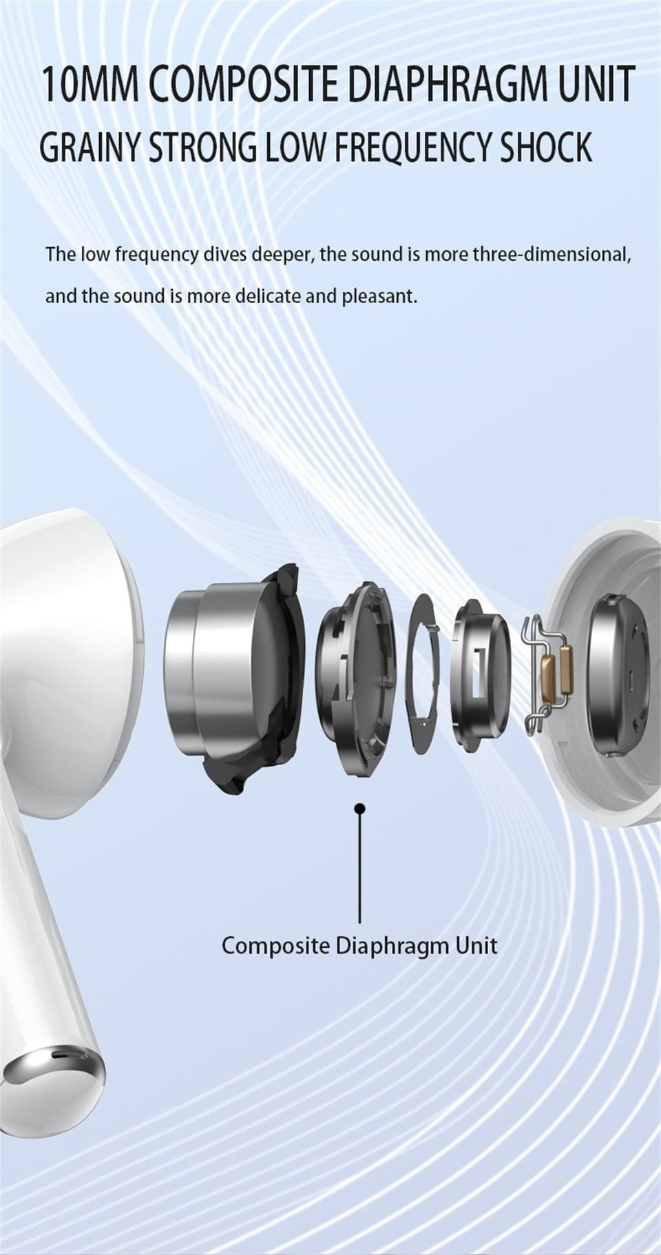 E3110 TWS Earbuds with Noise Reduction | Hifi Media Store