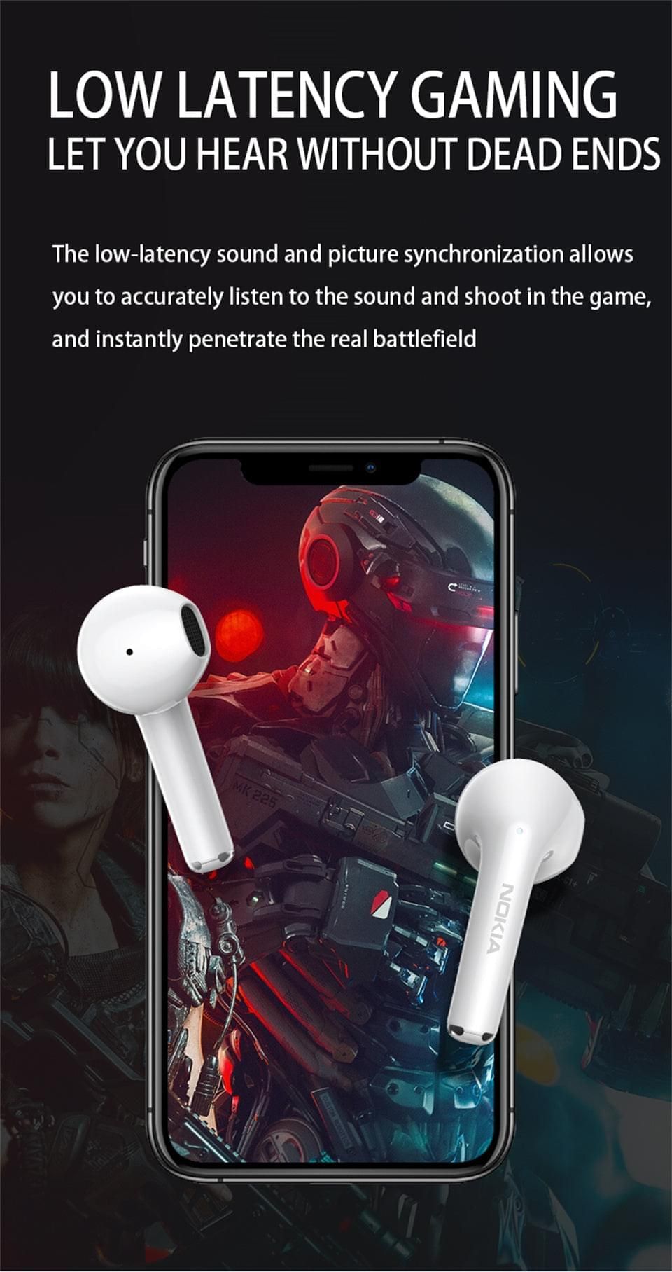 E3110 TWS Earbuds with Noise Reduction | Hifi Media Store