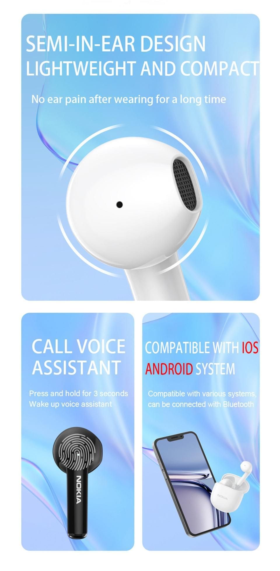 E3110 TWS Earbuds with Noise Reduction | Hifi Media Store