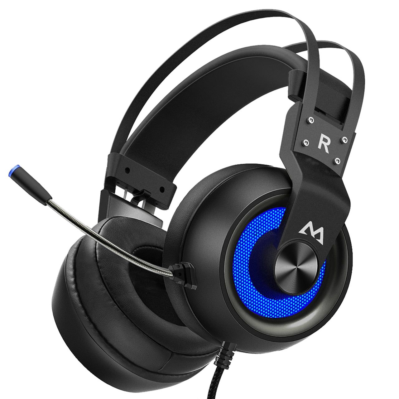 EG3 Pro Gaming Headset Black with blue Global | Hifi Media Store