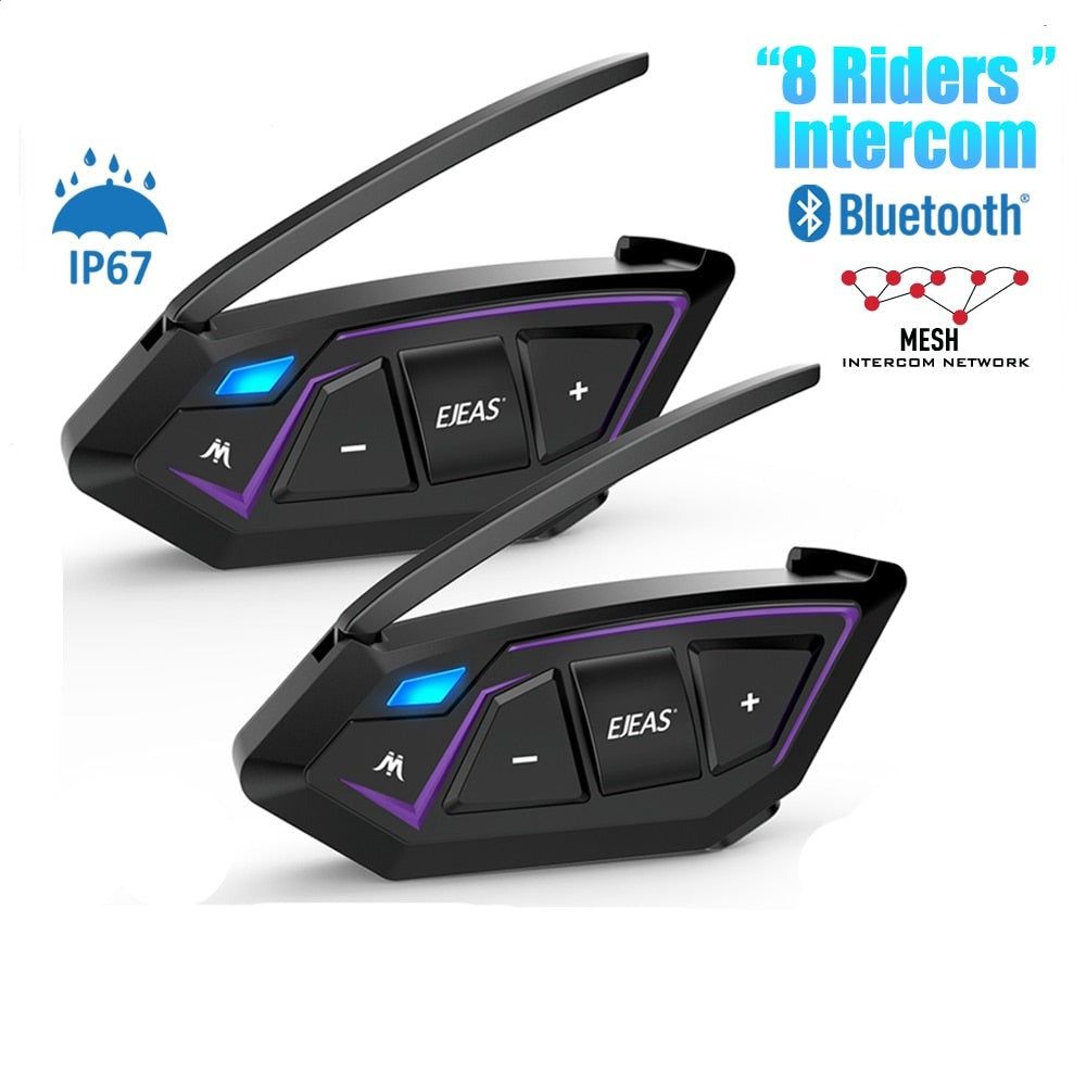 EJEAS MS8 Intercomunicador para Moto con Tecnología de Malla | Hifi Media Store