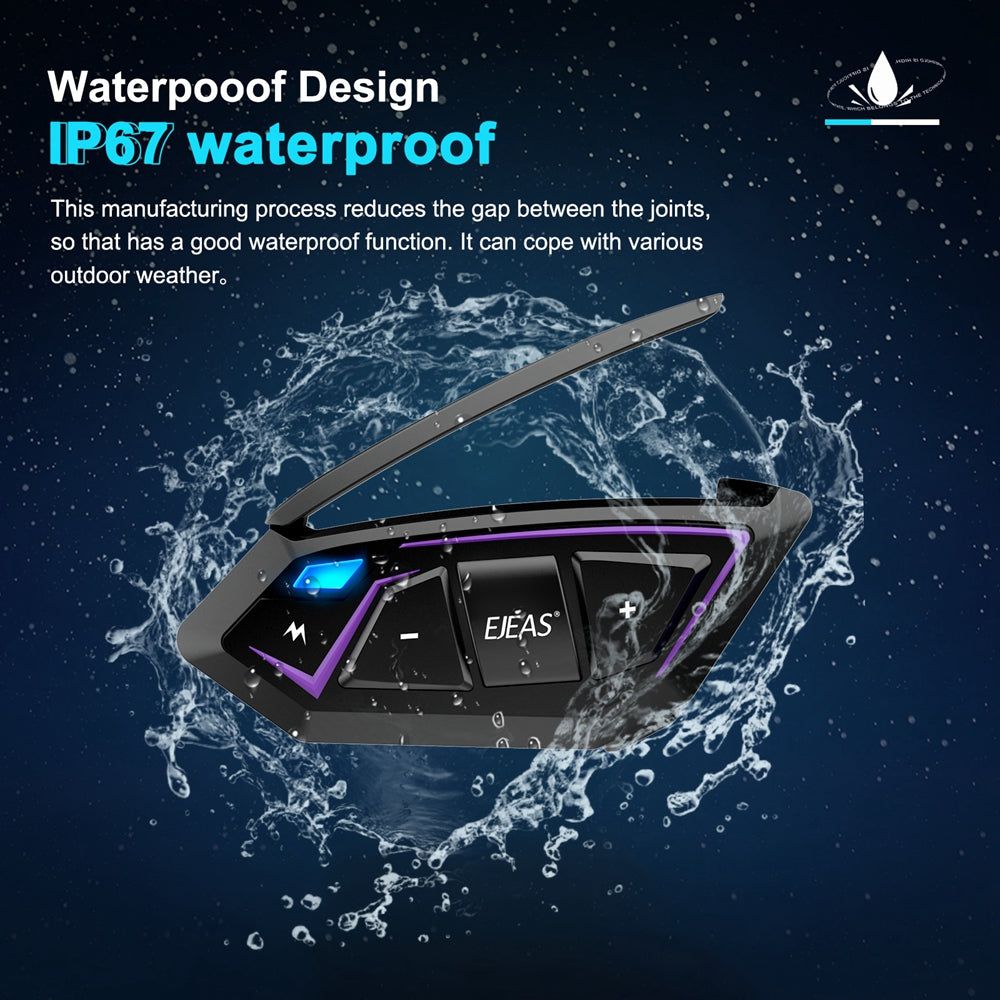EJEAS MS8 Intercomunicador para Moto con Tecnología de Malla | Hifi Media Store
