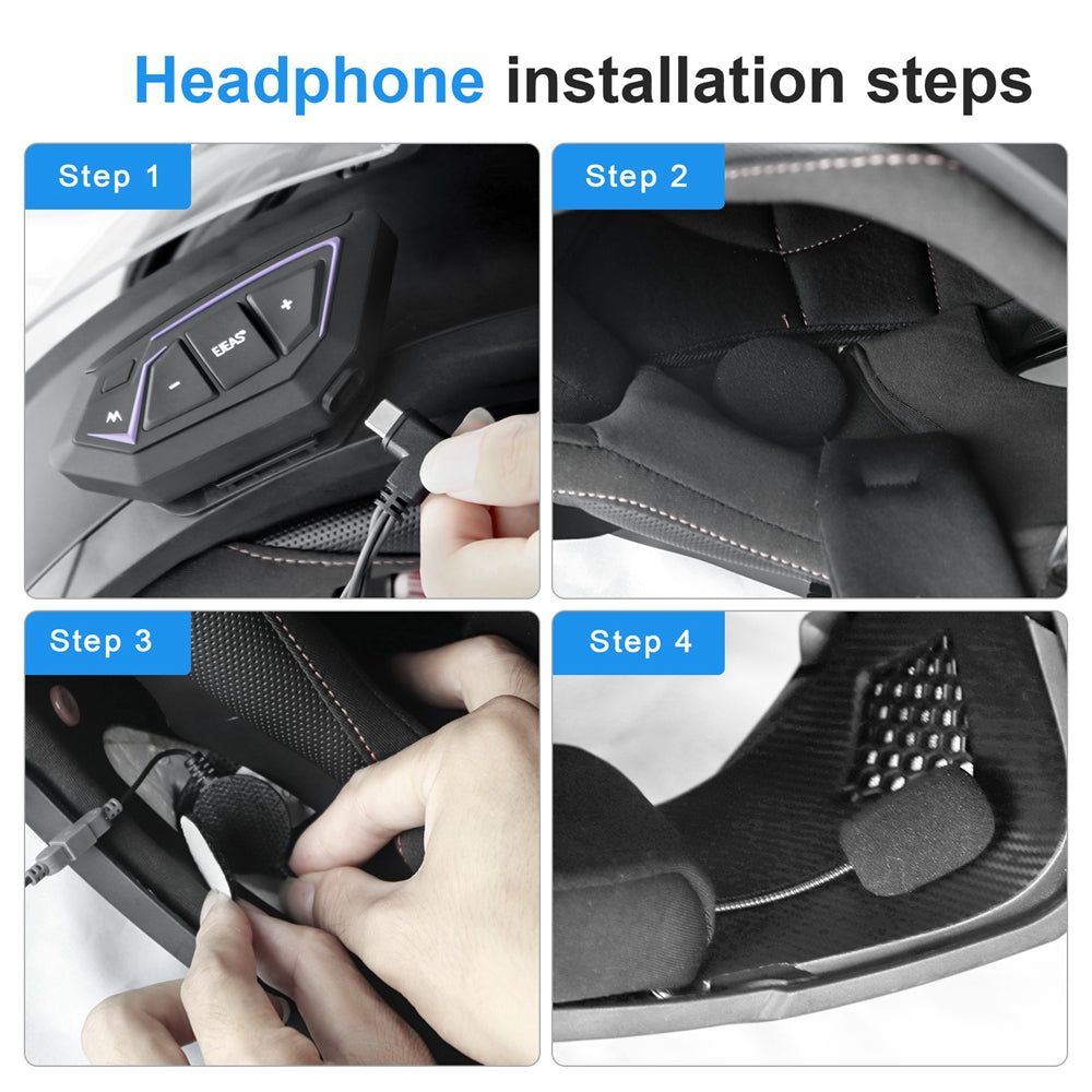 EJEAS MS8 Intercomunicador para Moto con Tecnología de Malla | Hifi Media Store