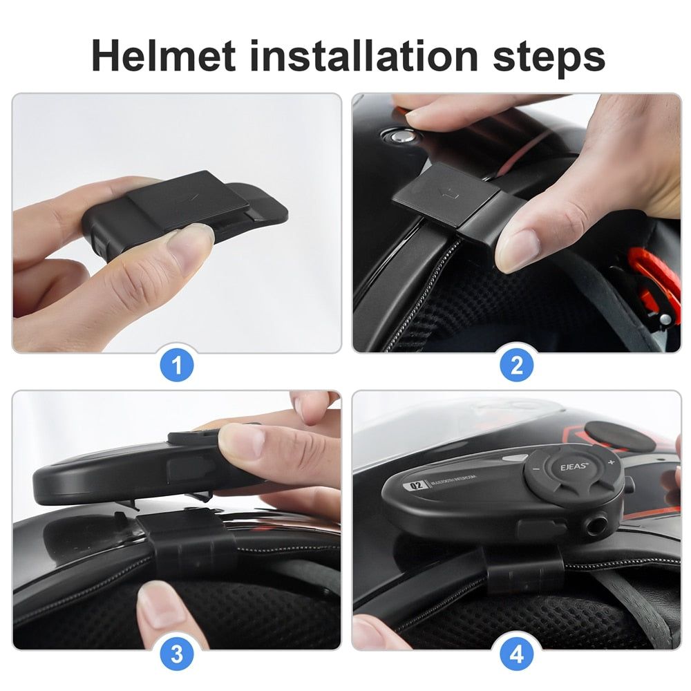 EJEAS Q2 Motorcycle Intercom with Remote Control | Hifi Media Store