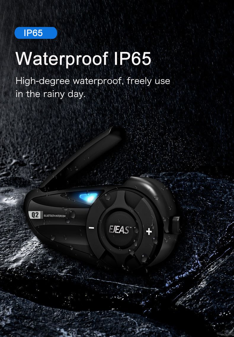 EJEAS Q2 Motorcycle Intercom with Remote Control | Hifi Media Store