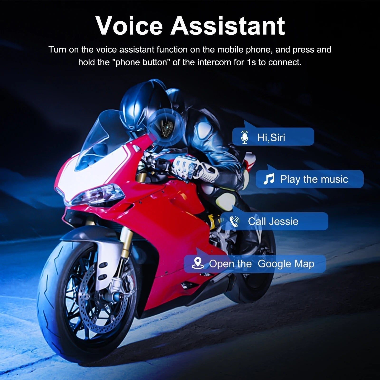 EJEAS Q2 Motorcycle Intercom with Remote Control | Hifi Media Store