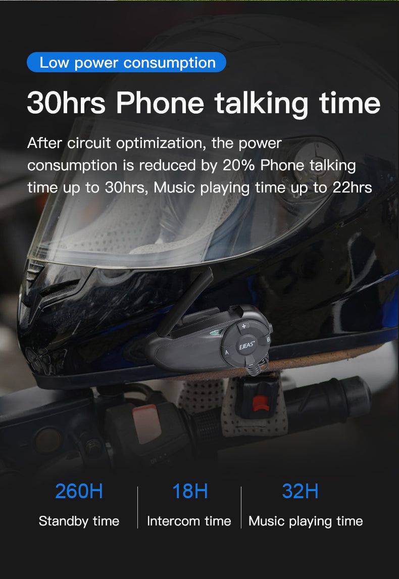 EJEAS Q7 Intercomunicador de moto | Hifi Media Store