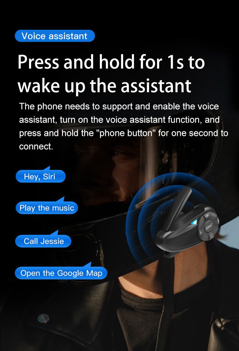 EJEAS Q7 Intercomunicador de moto | Hifi Media Store