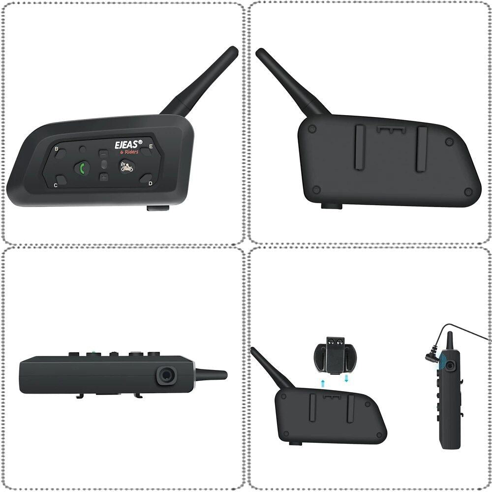 EJEAS V6 PRO Intercomunicador para Moto | Hifi Media Store