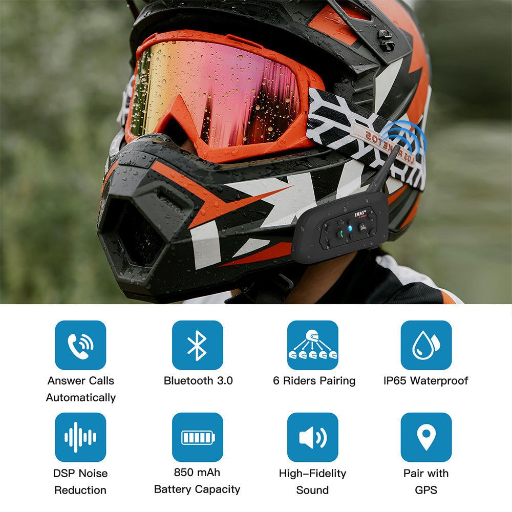 EJEAS V6 PRO Intercomunicador para Moto | Hifi Media Store
