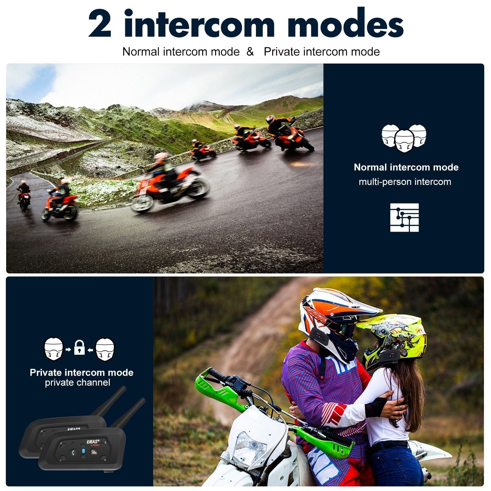 EJEAS V6 PRO Intercomunicador para Moto | Hifi Media Store
