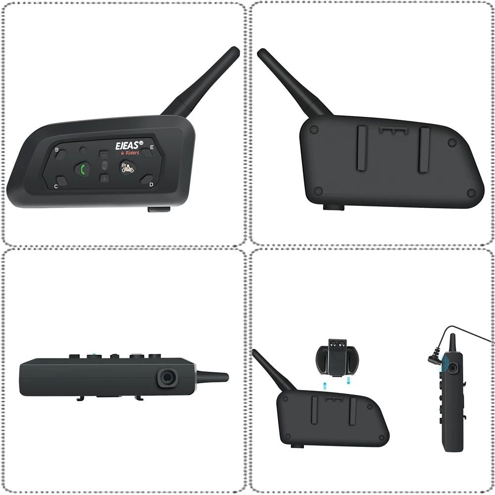 EJEAS V6 PRO Intercomunicador para Moto | Hifi Media Store