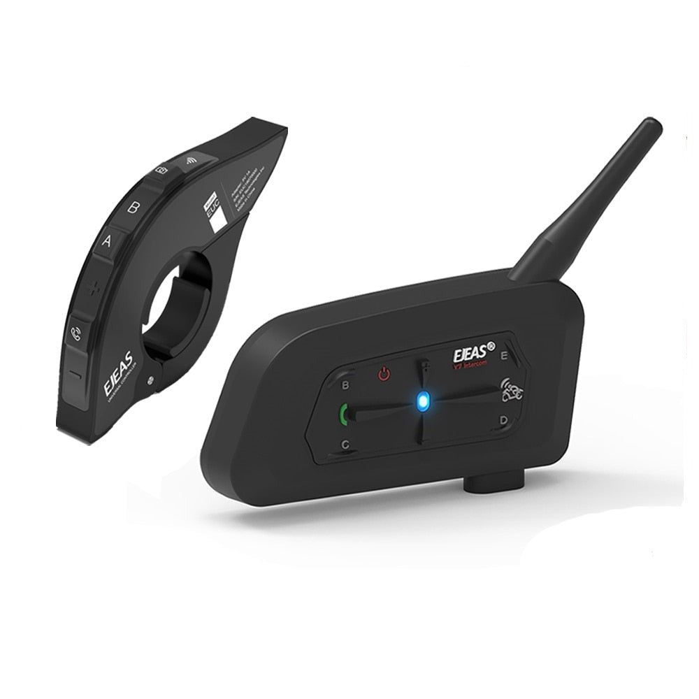 EJEAS V7 Intercomunicador Bluetooth para Moto con Control Remoto Default Title | Hifi Media Store