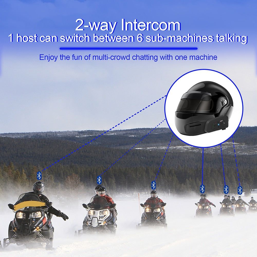 EJEAS V7 Intercomunicador Bluetooth para Moto con Control Remoto | Hifi Media Store